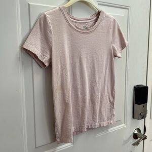 J. Crew dusty rose essential t-shirt